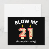 私を吹いて 21歳の誕生日 ポストカード (正面/裏面)