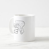 私を吹け コーヒーマグカップ (正面左)