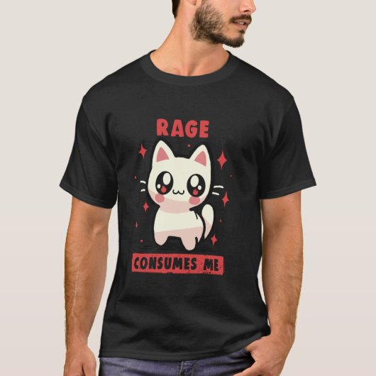 私を呑み込む怒り Tシャツ (正面)