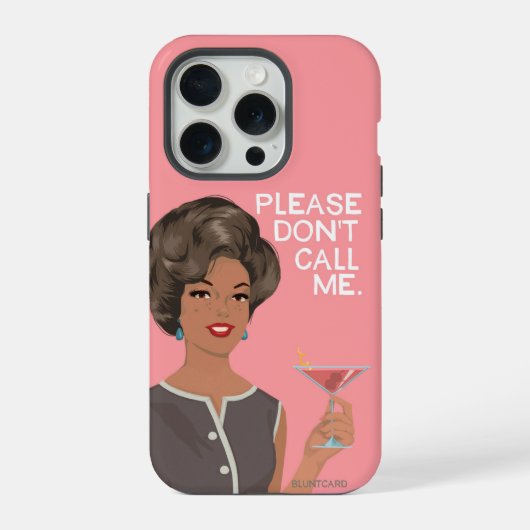 私を呼ばないで。 iPhoneケース (裏面)