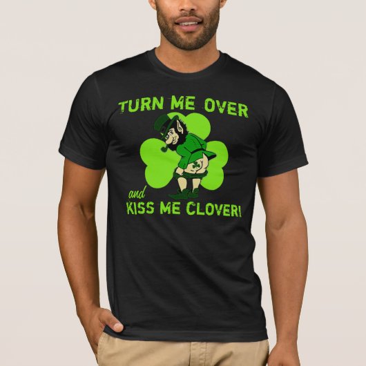 私を回し、クローバー接吻して下さい Tシャツ (正面)