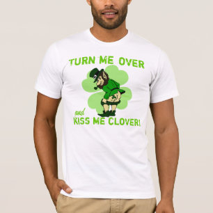 私を回し、クローバー接吻して下さい Tシャツ