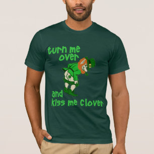 私を回し、クローバー接吻して下さい Tシャツ