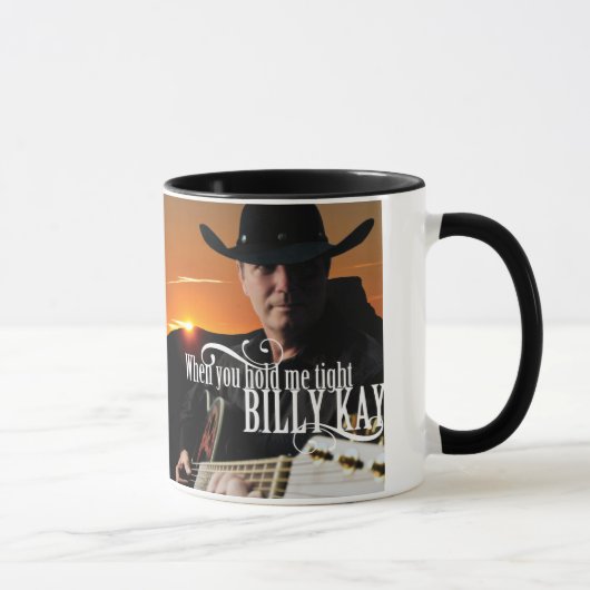 私を堅いCD握るときコーヒー・マグを覆って下さい マグカップ (右)