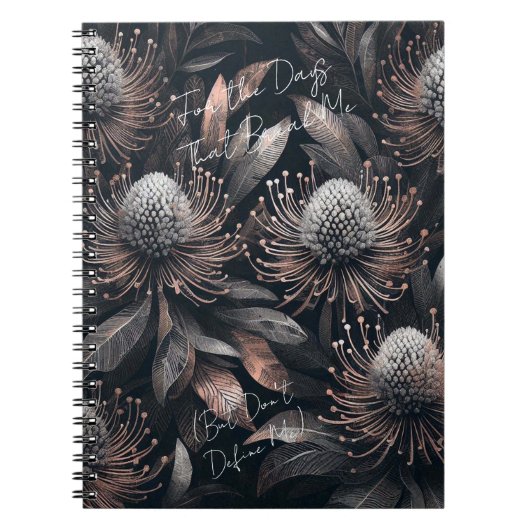 私を壊す日(しかし、私を定義しない) ノートブック (正面)