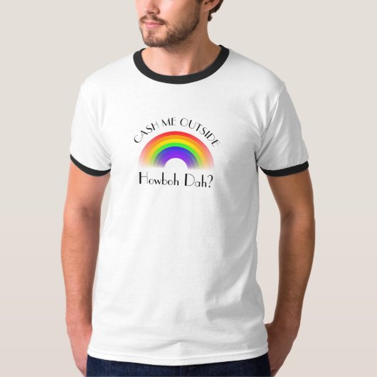 私を外側のHowbohのdah現金に換えて下さいか。 ヴィンテージの信号器 Tシャツ (正面)