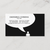 私を多分電話して下さい(カスタマイズ可能な色) 名刺 (裏面)