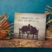 私を大切にする人 フォトプラーク (側面)