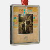 私を子供後を追って下さい メタルオーナメント (右)