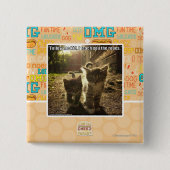 私を子供後を追って下さい 缶バッジ