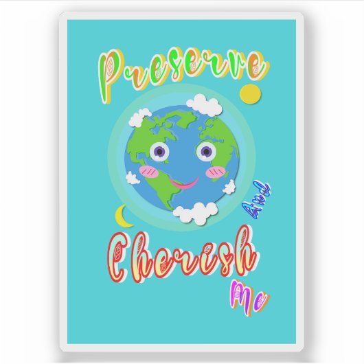 私を守り大切にする シール (正面)