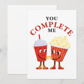 私を完成させて ポップコーン ソーダ パン ハッピーアニバーサリー シーズンカード (正面/裏面)