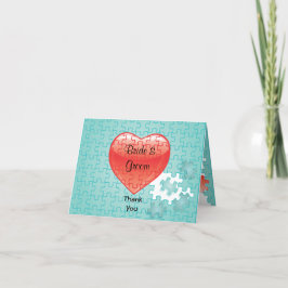 私を完成させるジグソーパズル 感謝のメッセージカード サンキューカード