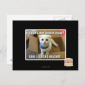 私を家に連れて帰るの？ ポストカード (正面/裏面)