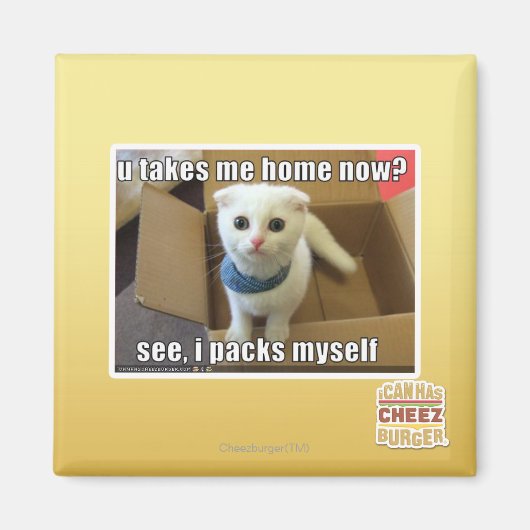 私を家に連れて帰るの? マグネット (正面)