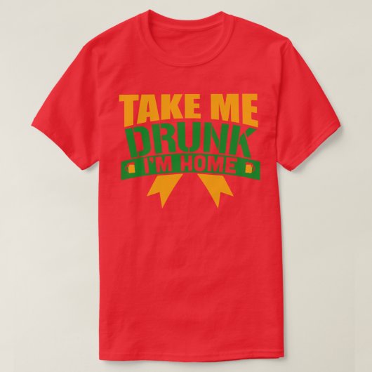 私を家飲に連れて行く Tシャツ (デザイン正面)