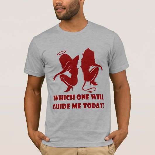 私を導くどれが Tシャツ (正面)