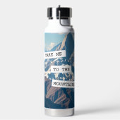 私を山の引用文 ウォーターボトル (左面)