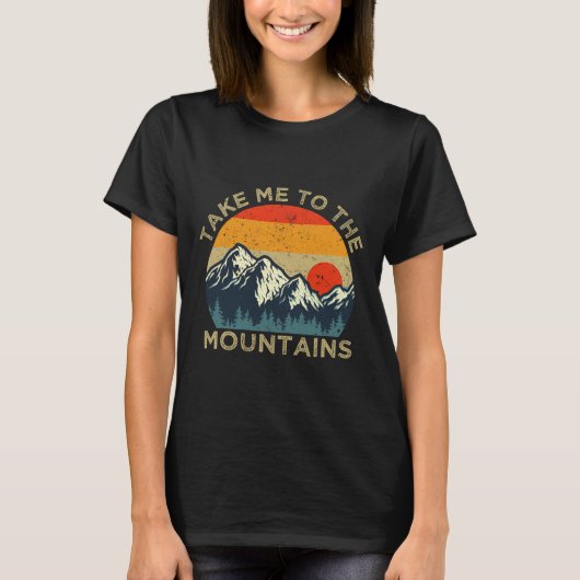 私を山へ連れてって Tシャツ (正面)