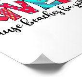 私を川に連れて行く原因ビーチ塩辛ピクニック川 ポスター (角)