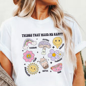 私を幸せにしてくれるもの トライブレンドTシャツ