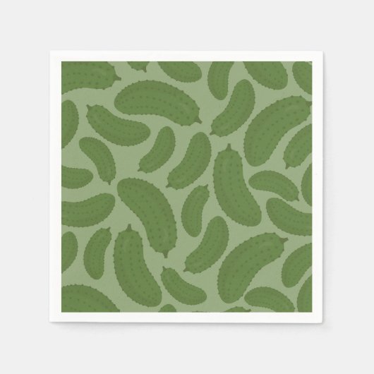 私を幸せにピクルス スタンダードカクテルナプキン (正面)