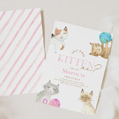 私を引っ掛けてくれるの？猫誕生日招待状 招待状