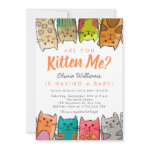 私を引っ掛けてくれるの？Kitty Cats Neutralベビーシャワー