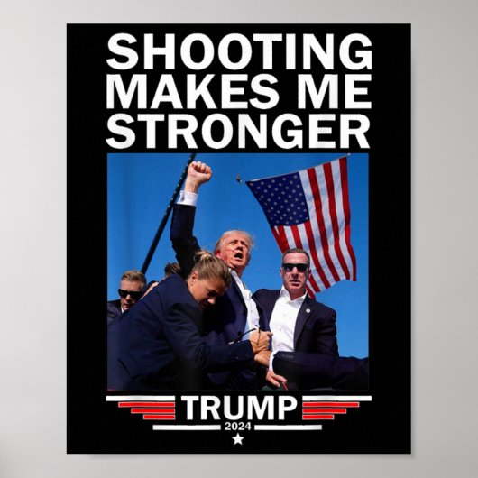私を強くするドナルドトランプ2024 ポスター (正面)
