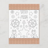 私を彩るあなたはスター | インスピレーション アクティビティ カード (正面)