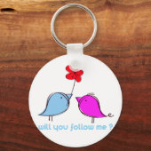 私を後を追呼ぶ？ キーホルダー (正面)