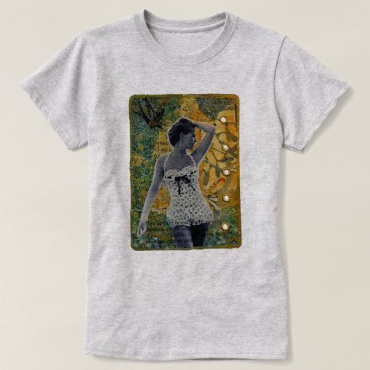 私を微風と電話して下さい Tシャツ (デザイン正面)