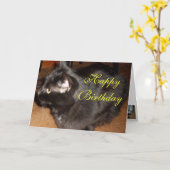 私を忘れます考えましたか。 BIRTHADAYカード カード (黄色い花)