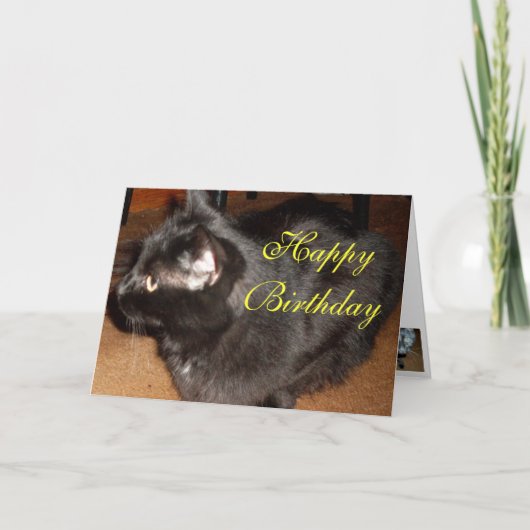 私を忘れます考えましたか。 BIRTHADAYカード カード (正面)