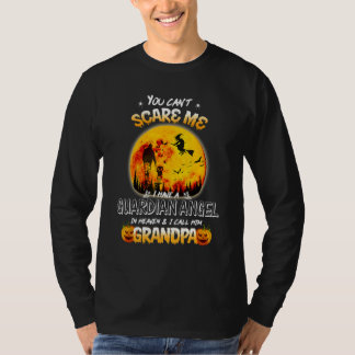 私を怖がらせて 天国に守護天使がいるから Tシャツ