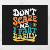 私を怖がらせないで簡単に引用文 ビールラベル (シングルラベル)