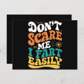 私を怖がらせないで簡単に引用文 ポストカード (正面/裏面)