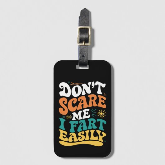 私を怖がらせないで簡単に引用文 ラゲッジタグ (正面縦)