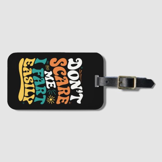 私を怖がらせないで簡単に引用文 ラゲッジタグ (正面横)