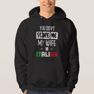 私を怖がらせようたって無駄だ、私の妻はイタリア人です Italia イタル パーカ