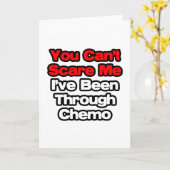 私を怖がらせることはできない…ケモを通して行った カード (黄色い花)