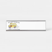 私を怖がらせる事はできない デスクネームプレート (正面)