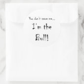 私を怖がらせる…ブル ラウンドシール (バッグ)