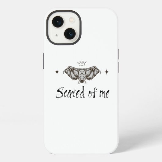 私を怖がる電話ケース iPhoneケース (裏面)