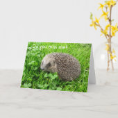 "私を恋しく思いますか。" カード (黄色い花)