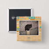 私を恐れて下さい 缶バッジ (正面&裏面)