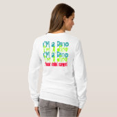 私を恐れて下さい! Rawr! Tシャツ (裏面フル)