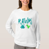 私を恐れて下さい! Rawr! Tシャツ (正面)