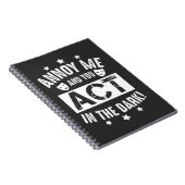 私を悩ませて、君は闇の劇場の舞台裏で行動する ノートブック (右側)