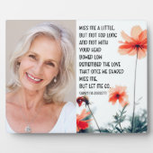 私を想って、でも私を手放して フォト名言 追悼記念 フォトプラーク (正面)